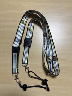 阪神タイガース メガホンネックホルダー ストラップ　白