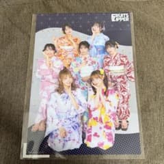 FRUITS ZIPPER 浴衣すきくじ E賞クリアポスター - メルカリ