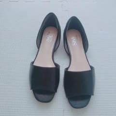 【新品】夏 サンダル フラットシューズ 黒のサムネイル