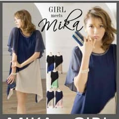 未使用♡大きいサイズ♡シフォンドレス♡ワンピース♡XXL♡パーティのサムネイル