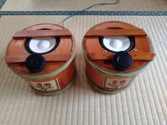 自作味噌樽スピーカー 自作味噌樽スピーカー - メルカリ