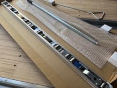 未使用】日軽金アクト製ライトスライダー/ジョロダー1100㎜※片側セット