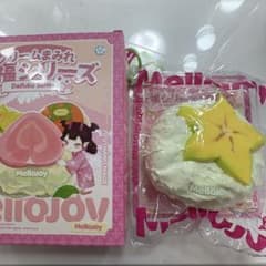Mellojoy メロジョイ クリームまみれ大福 スクイーズ スターフルーツ