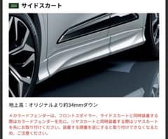 クラウンクロスオーバー　モデリスタサイドスカート運転席側 クラウンクロスオーバー モデリスタサイドスカート運転席側 - メルカリ
