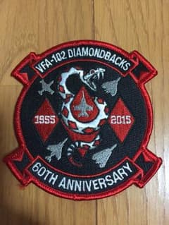 VFA-102 DIAMONDBACKS 60周年記念ワッペン 新品のサムネイル