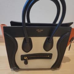 CÉLINE トートバッグ ベージュ ブラック オレンジ特別値下げです。のサムネイル
