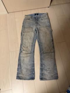 AMIRI Carpenter Denim 30 ダメージ ペイント加工 美品のサムネイル