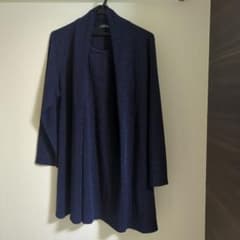 Avivake 長袖カーディガン ネイビーのサムネイル