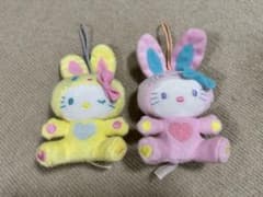 キティちゃんストラップ 型ぬいぐるみ2点セットのサムネイル