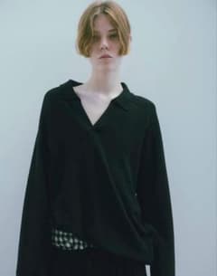 【25SS】 ANCELLM S/C SKIPPER PULLOVER ANCELLM S/C SKIPPER PULLOVER BLACK 2 - メルカリ