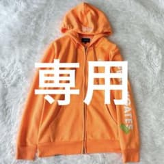 PEARLY GATES サーモライト フルジップパーカー オレンジ 袖ロゴ 1 PEARLY GATES サーモライト フルジップパーカー オレンジ 袖ロゴ 1