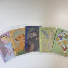 ディズニーキャラクターカードセット 5枚 - メルカリ