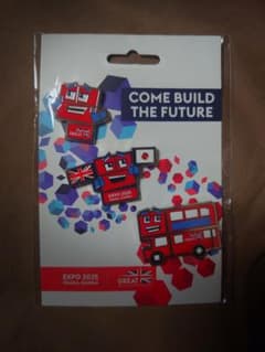 大阪・関西万博　イギリス・パビリオン　PIXピンバッジ　3種類セット 大阪・関西万博】イギリス・パビリオン PIXピンバッジ 3種類セット