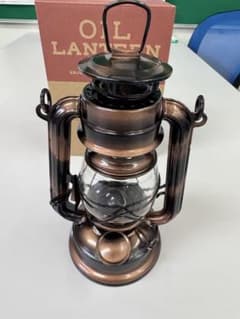 【新品未使用】カメヤマ オイル ランタン ミニサイズ ブロンズのサムネイル