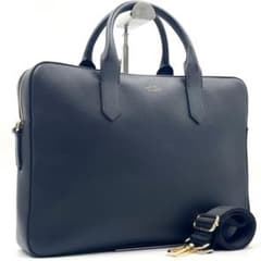 未使用級】スマイソン パナマ ブリーフケース2way 黒 ビジネス 英国