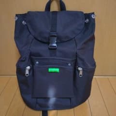 PORTER黒いナイロンリュックサックのサムネイル