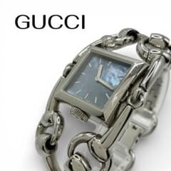 GUCCI シニョーリア 腕時計 シェル文字盤 クォーツ スクエア 稼働品 美