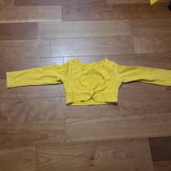 バレエ用 カシュクール トップス イエローのサムネイル