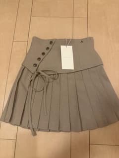 andmary jade highwaist mini skirt beige - メルカリ