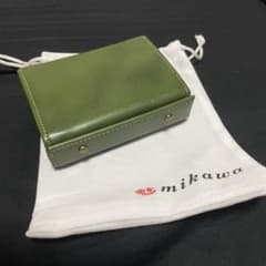 メンズ 3つ折り財布 グリーン ミッレフォリエ風のサムネイル