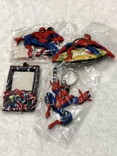 Spider-Man Rubber Keychain Set of 4
