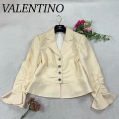 J690 M 12 ヴァレンティノ 袖フリル テーラードJKT レディース J690 M 12 ヴァレンティノ 袖フリル テーラードJKT レディース - メルカリ