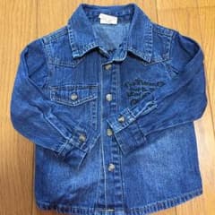 男の子デニムシャツ80cmのサムネイル