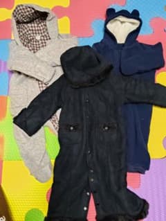 babyGap COMME CA ベビー ロンパース 防寒 3点セットのサムネイル