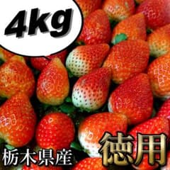 【ゆうき】【4kg】栃木県産とちあいか（訳あり・家庭用）大容量お得パック 訳アリ4kg】栃木県産とちあいか（家庭用）大容量お得パック - メルカリ