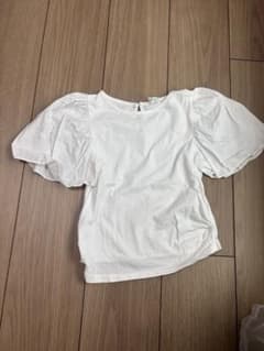 ZARA ホワイト パフスリーブ シャツ 134のサムネイル