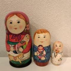 タチアナラプシナ♡おくるみと木馬のマトリョーシカ②♡3Ｍのサムネイル