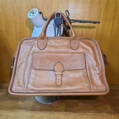 青木鞄 本革 ボストンバッグLuggage AOKI 1894 レザー ベージュ - メルカリ