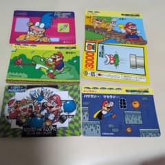 スーパーマリオワールド トップサン カード 6枚セット カードダス