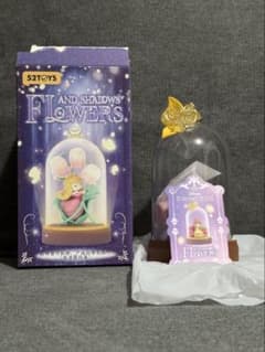 52TOYS. 디즈니 프린세스 글라스 플라워 섀도우 미녀와 야수 벨