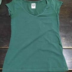 ザラ サイズM モスグリーンTシャツのサムネイル