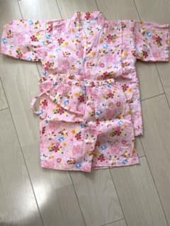甚平　浴衣　120㎝　女の子ピンクのサムネイル