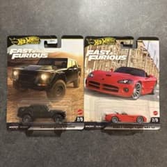 Hot Wheels Fast & Furious 2台セットのサムネイル