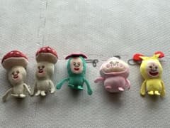 코비토즈칸 봉제인형 키홀더 5종 세트