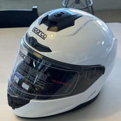 新品】sparco スパルコ ヘルメット X PROホワイト Mサイズ - メルカリ