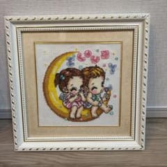 Cross stitch クロススティッチ刺繍　DMC完成品のサムネイル