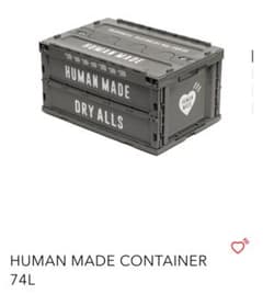 HUMAN MADE CONTAINER 74L グレー - メルカリ
