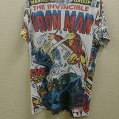 【MARVEL】アイアンマン総柄Tシャツのサムネイル