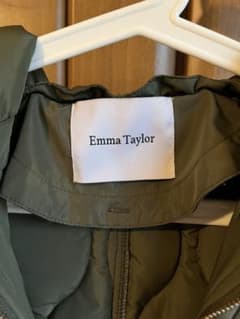 Emma Taylor キルティングロングコート 38 カーキのサムネイル