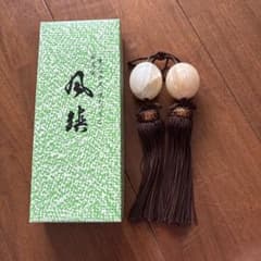 天然石 風鎮 白色・茶色 箱付きのサムネイル