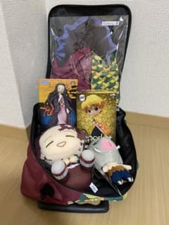 鬼滅の刃　キャリーバック　ネックウォーマー　フィギュア　ぬいぐるみ　富岡のサムネイル