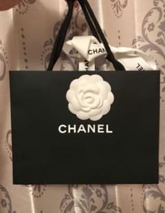 ［2点セット］CHANEL シャネル ブティック ショップ袋 黒 ショッパーのサムネイル