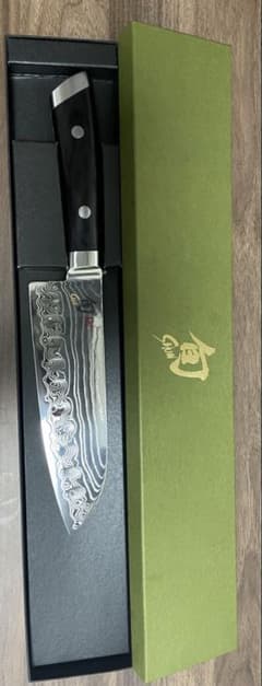 旬 Shun Kaji 三徳包丁 ダマスカス鋼 刃渡り165mm 旬 Shun Kaji 三徳包丁 ダマスカス鋼 刃渡り165mm - メルカリ