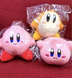 星のカービィ ぬいぐるみ3点セット（大・小・ワドルディ）のサムネイル