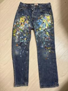 Levi's 501ペイントデザイン デニムのサムネイル