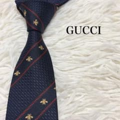 極美品✨️ GUCCI ネクタイ シェリーライン bee 蜂 高級シルク 現行